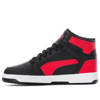 Puma Rebound Layup Wide Black Red 386438-34