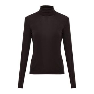 Gestuz Gzninia Wol Trui - Dames - Coltruien - Bruin - S - Wol - Truien & Vesten
