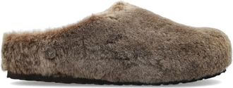 Birkenstock Amsterdam Wrapped Shearling OS - Heren - Pantoffels - Bruin - 42 EU - Schoenen