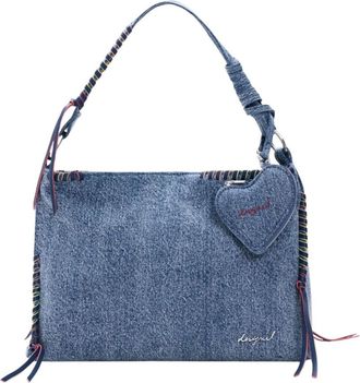 Desigual Bag_Torio Leiri - Dames - Schoudertassen - Blauw - ONE Size - Katoen - Tassen