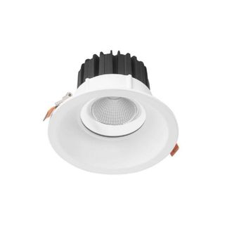 Forlight Foco de techo empotrable con luz led aluminio blanco 16x16x11 cm