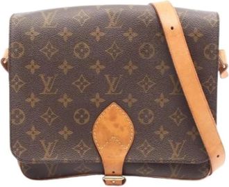 Louis Vuitton Pre-owned Cross Body Bags, female, Brown, Size: ONE SIZE Pre-owned Canvas Crossbody Bag