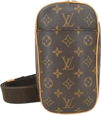 Louis Vuitton Pre-owned Cross Body Bags, unisex, Brown, Size: ONE SIZE Pre-owned Vintage Cross Body Bag