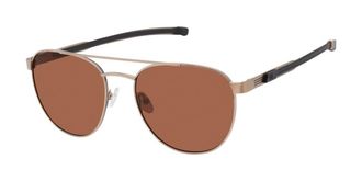 Champion TEO Polarized C02 Mens Sunglasses Brown Size 57