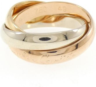 Cartier Pink Gold White Gold Yellow Gold Yellow Gold (18K) Pink Gold (18K) White Gold (18K) Band Ring (Pre-Owned)