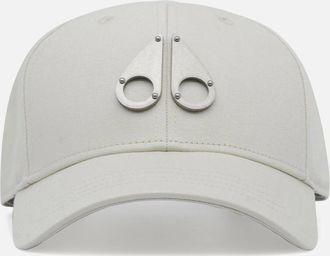 Moose Knuckles Mens Logo Icon Cap Grey - Cream - Size: OS