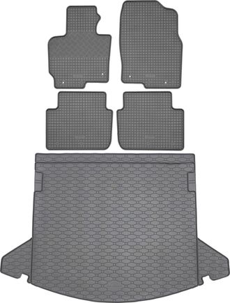 OEM Juego De Alfombrillas De Goma Para Coche Y Maletero Para Mazda Cx-5 I Suv (febrero De 2012 A Junio De 2017)