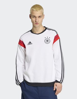 adidas adidas Performance - Germany 2014 - Felpa girocollo bianca-Bianco