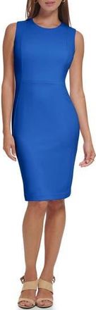 Calvin Klein Sleeveless Sheath Dress in Regatta at Nordstrom Rack, Size 10