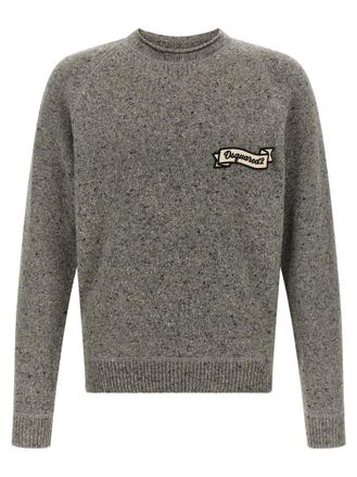 Dsquared2 Grey Crew Neck Sweater