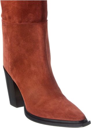 Jimmy Choo London Cece 80 Suede Knee-High Boot