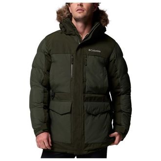 Columbia Marquam Peak Fusion II Parka Parka f&uuml;r Herren | schwarz/oliv