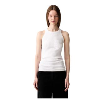 Sportmax Mujer, Camisetas, Blanco, Talla: M