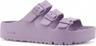 Birkenstock Slider - Dames - Sandalen - Paars - 37 EU - Schoenen