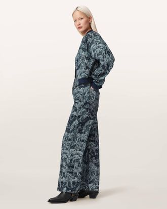 AllSaints Blake Horse Jacquard Denim Jeans