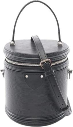 Louis Vuitton Pre-owned Bucket Bags, female, Black, Size: ONE SIZE Pre-owned Leather Bucket Bag