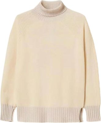 Twinset Dames, Truien, Beige, Maat: M Kasjmier