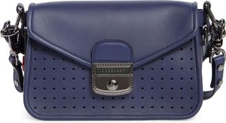 Longchamp Mademoiselle Small Perforated Shoulder Bag in Navy at Nordstrom Rack