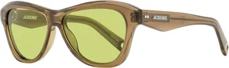 Jacquemus Womens Palmier Sunglasses JAC59S 002 Crystal Brown 55mm