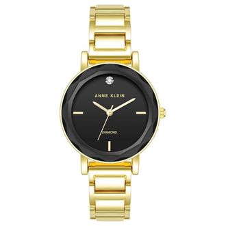 Anne Klein Classic Black Dial Ladies Watch AK/3966BKGB
