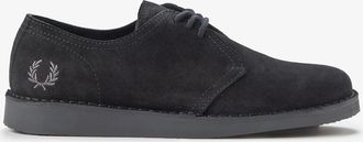 Fred Perry Mens Fred Perry B9350 Lindon Suede - Black - Size: UK10/EU44