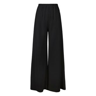 Bomboogie Pantalones Palazzo en mezcla de viscosa - Trousers - Mujer - Negro - M