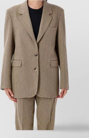 Golden Goose herringbone wool oversized blazer