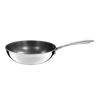 Cuisinox Wok 24 cm Acero inoxidable, cer&aacute;mica Acero