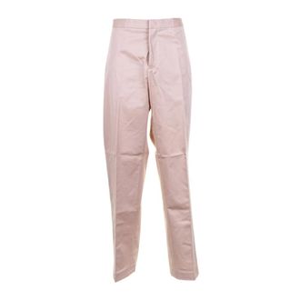 Fabiana Filippi Broeken, Dames, Beige, S, Katoen, Rechte broek