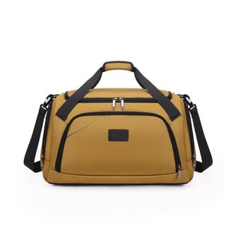 Generic Compatible For Travel Bag Spinning Zipper Large Capacity Casual Soft Solid Color Popular Duffels(Type B)