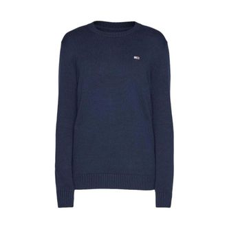 Tommy Jeans Heren, Truien, Blauw, Maat: XL Katoen