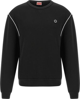 Kenzo Boke Flower 2.0 Geborduurd Sweatshirt - Heren - Sweatshirts - Zwart - S - Katoen - Hoodies & sweatvesten
