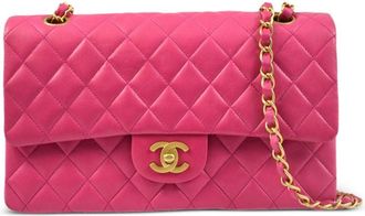 Chanel 2000 medium Double Flap shoulder bag - women - Lambskin - One Size - Pink