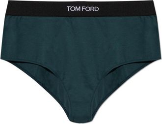 Tom Ford Ondergoed, Dames, Groen, M, Modal Signature Briefs