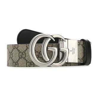 Gucci Accessoires, Heren, Beige, 105 CM, Cintura Riem