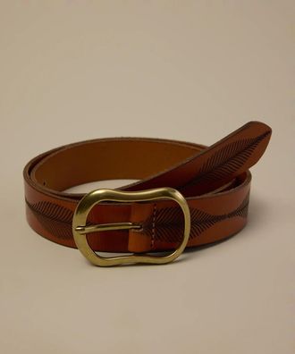 Lucky Brand Vintage Embossed Belt