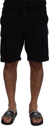 Dolce & Gabbana Casual Shorts - Heren - Korte Broeken - Zwart - XS - Katoen - Korte Broeken