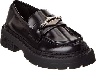 Jimmy Choo London Marlow Diamond/F Leather Loafer