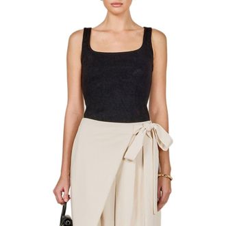 endless rose Rib Tank in Black at Nordstrom, Size X-Small