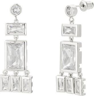 Untamed Petals Gatsby Drop in Silver at Nordstrom