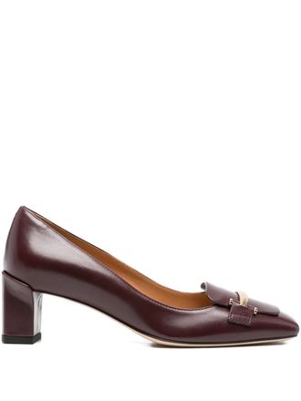 Tod's Pumps in pelle con tacco largo 55mm - Viola