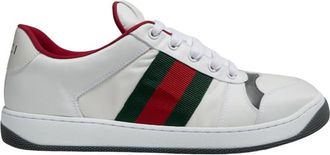 Gucci White Stripes Collection Sneakers