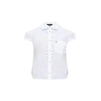 Dsquared2 Dames, Blouses & Shirts, Wit, Maat: XS Katoen