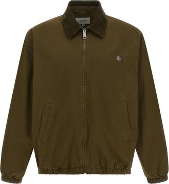 Carhartt Work in Progress Green Shirt Collar Jacket