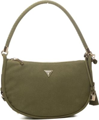Guess Danya Hobo Schoudertas - Dames - Handtassen - Groen - ONE Size - Leer - Tassen