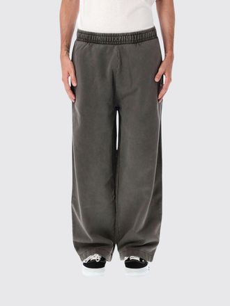 Obey Wide-Leg Cotton Jersey Jogger Trousers with Drawstring
