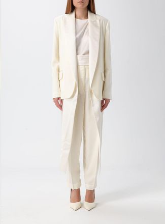 Erika Cavallini Semi Couture Jacket ERIKA CAVALLINI Woman color White