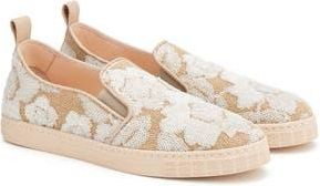 AGL Gaia Sequin Flat in White-Ghibli at Nordstrom Rack, Size 10Us / 40Eu