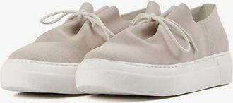All Black Womens Gathered Sneak Sneaker Shoes In Taupe