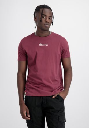 Alpha Industries T-Shirt ALPHA INDUSTRIES Organics EMB T-Shirt, Herren, Gr. XXL, rot (organic burgundy), Obermaterial: 100% Baumwolle, Shirts T-Shirt